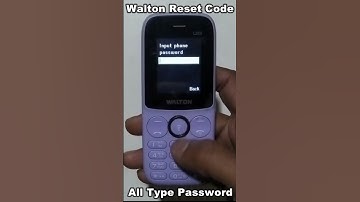 Walton Reset Code | Walton Mobile Factory Reset Code 2023 | Walton Reset Code 2023