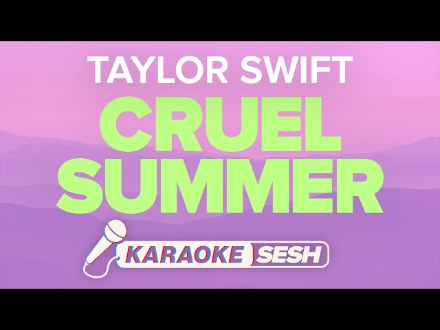 Cruel Summer Karaoke | Taylor Swift class=