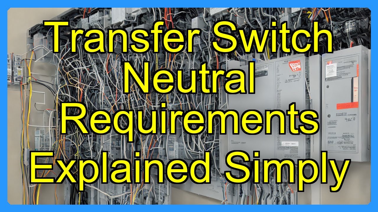 Transfer Switch Neutral Requirements Explained Simply