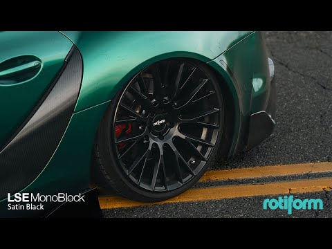 Rotiform RC201 LSE | Matte Black | 20x8.5 // 20x10 | Toyota Supra