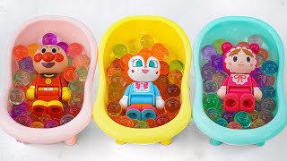 96 Minutes Satisfying with Unboxing Anpanman Bathtub Toy Set ASMR | アンパンマンのおもちゃまとめ大全