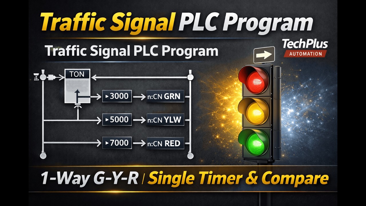 Traffic Signal using Single Timer (G-Y-R) (1 Way Directions) (With ...