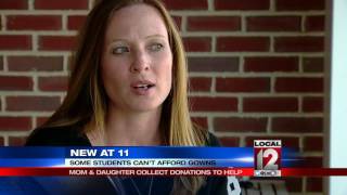 Mother and daughter collect caps gowns to graduates who can t afford them