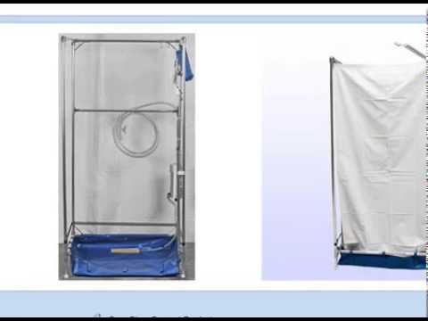 Fawssit T4000 Tall Hazmat Portable Shower Stall For Wheelchairs Fawssit T4000 Tall Hazmat Portable Shower Stall For Wheelchairs You