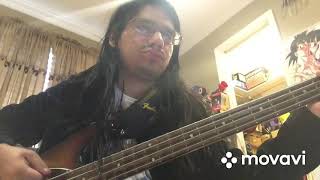 Venom - In League With Satan Bass Cover