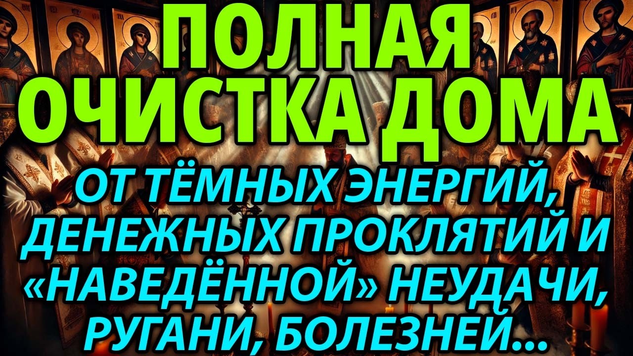 ПОЛНАЯ ОЧИСТКА ДОМА ОТ ТЁМНЫХ ЭНЕРГИЙ, ДЕНЕЖНЫХ ПРОКЛЯТИЙ И «НАВЕДЁННОЙ» НЕУДАЧИ, РУГАНИ, БОЛЕЗНЕЙ