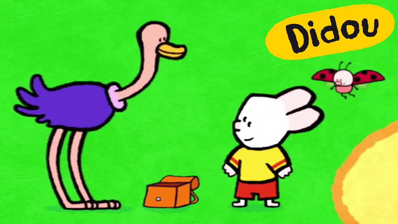 Autruche - Didou, dessine-moi une autruche | Dessins animés pour les  enfants , plus 🎨 ici ⬇⬇⬇ - YouTube