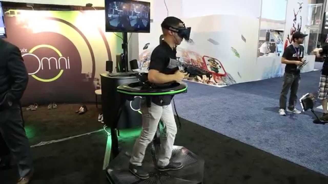 i dag forsætlig gradvist Virtuix Omni with Oculus Rift at E3 - YouTube