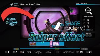 How To Make The Best Sharefactory Effect For Sniper Clips ( Super Easy )