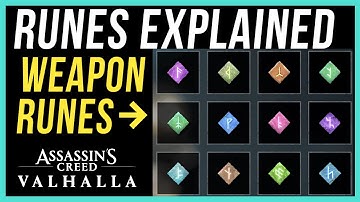 Runes Explained -- Best Weapon Rune Tips -- 50+ Major Runes Showcase! | Assassin