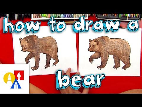 Video: How To Learn To Draw A Bear