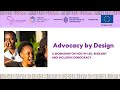 ADVOCACY BY DESIGN WORKSHOP 2024 | TOOLKIT LAUNCH FOR YOUTH IN DEMOCRATIC GOVERNANCE