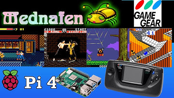 SEGA GAME GEAR Raspberry Pi 4 gameplay test Mednafen