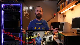 How to Light a Small YouTube Studio to Look Pro @dutchvideoshooter