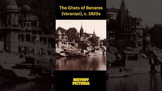 The Ghats of Benares Varanasi, 1920s #history #civilizations #archeology #ancient #historyfacts