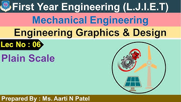 Lec-06_Plain Scale | Engineering Graphics & Design | First Year Engineering