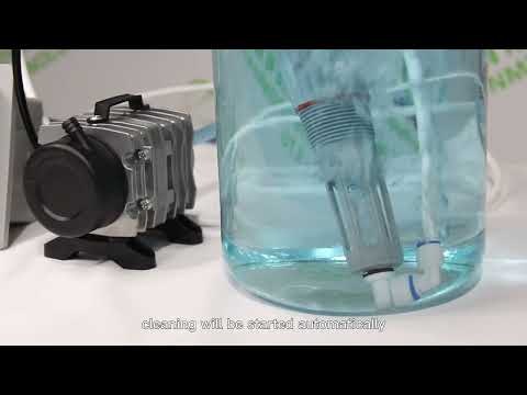How to realize the automatic cleaning of pH sensor by the controller relay？
