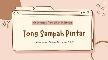 Tong Sampah Pintar dengan Arduiono, NodeMCU dan Web IFTTT