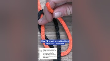 How to tie The Sheet Bend Knot