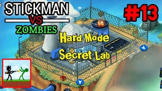 Hard Mode : Stickman VS Zombies Gameplay Walkthrough Part 13 Secret Lab (Android, iOS) #13 screenshot 3