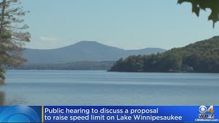 Proposal would raise speed limit on Lake Winnipesaukee