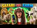 Animals Escaped from Soso&rsquo;s TV! Safari vs Farm Animals
