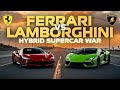 Ferrari vs Lamborghini 😳 The New Hybrid Supercar War