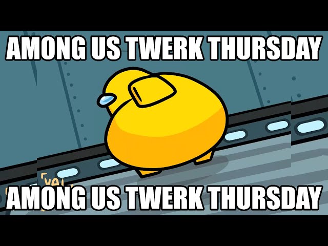 Among Us Twerk GIF - Among Us Twerk Yellow - Discover & Share GIFs