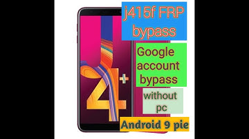 Samsung J4 Plus Android 9.0 Frp Bypass Samsung J415F google account bypss 1000% tested new trick