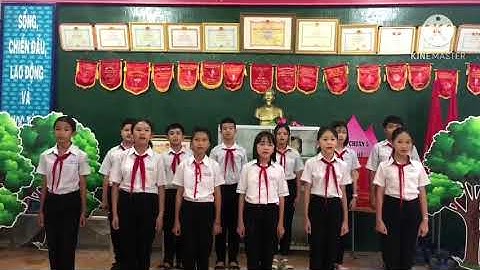 TỐP CA - LIÊN ĐỘI THCS THÁC MƠ, TX PHƯỚC LONG - Hát Quốc ca tại các địa chỉ đỏ, năm 2020