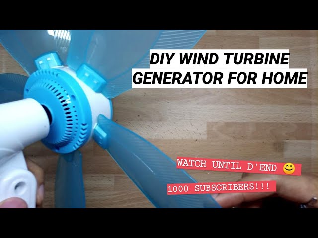 Diy Wind Turbine Generator For Home