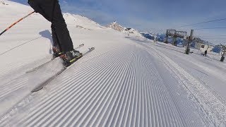 Skiing at Zell am See, Kaprun, Kitzsteinhorn