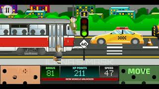 Tram Driver Simulator 2D No Talking Gameplay screenshot 4