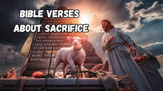 30 Bible Verses About Sacrifice: Selflessness in the Christian faith