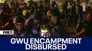 GWU Campus Protests: Police move in to disperse encampment