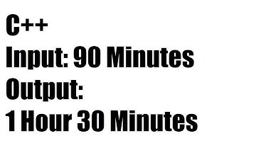 C++ Program to convert Minutes to Hours and Minutes