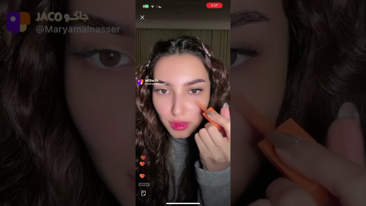 بث جاكو مريم الناصر تتوريال الميك اب 💄✨