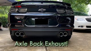 2021 Camaro SS - Kooks 3 in Axle Back Exhaust by Boss Adams Garage 7,232 views 2 years ago 10 minutes, 28 seconds