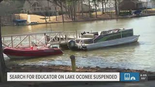 Daily search for Gary Jones on Lake Oconee suspended