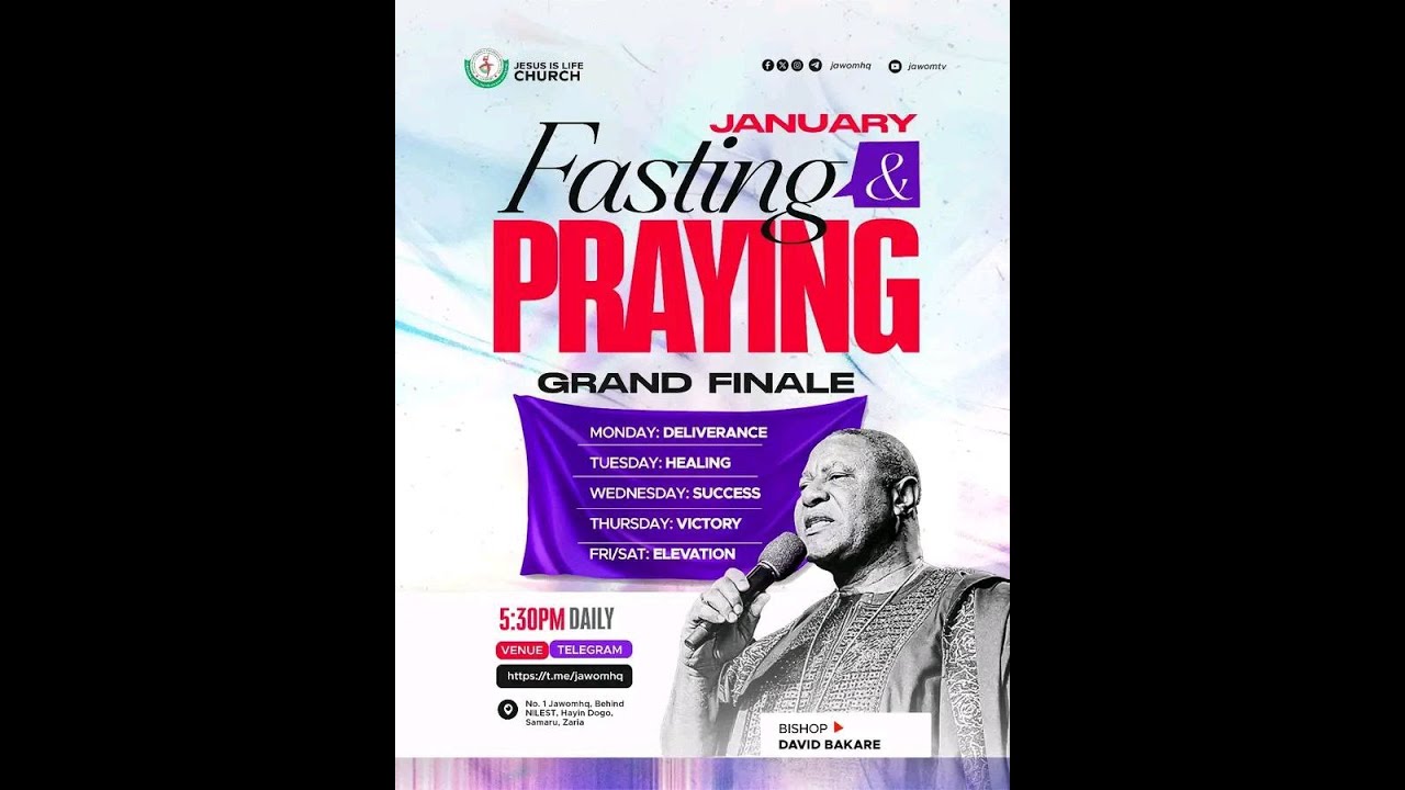 JANUARY PRAYER AND FASTING GRAND FINALE ||  DAY 6 || 31-01-2026
