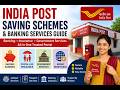 India Post Saving Schemes and Banking Services Guide//इंडिया पोस्ट बचत योजनाएं