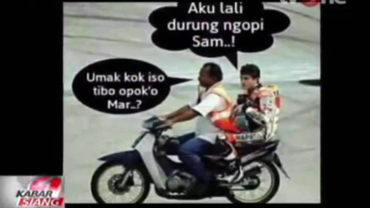 Kumpulan Meme Lucu Bahasa Jawa Rossi Vs Marquez Kumpulan Gambar DP BBM