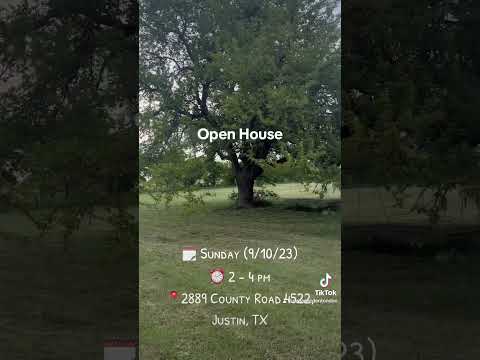 2889 County Road 4522, Justin, TX home video tour