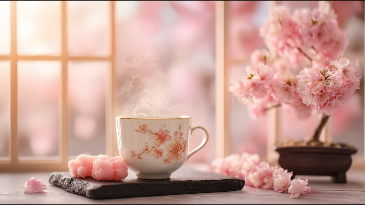 Beautiful Spring Bossa Nova Cafe | Relaxing Guitar & Piano to Relax