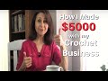 How I Make $5000 with a Crochet Blog and YouTube Channel