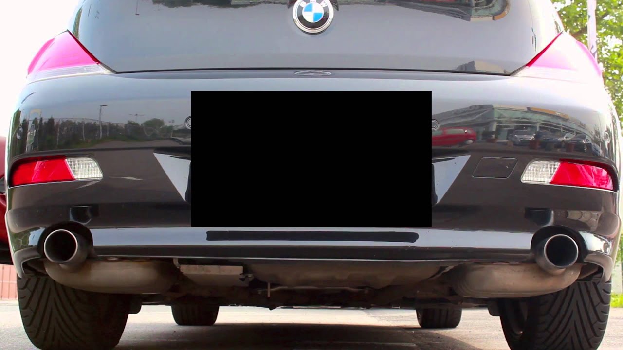 BMW 630i Auspuff Sound / Exhaust Sound (E63 6er) - YouTube