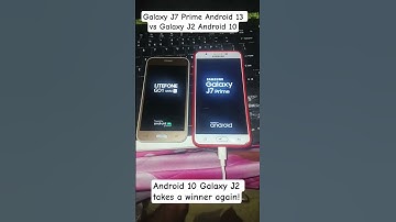 Galaxy J7 Prime Android 13 vs Galaxy J2 Android 10 Restart test