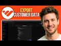 How to Export Customer Data on Whop