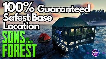 Safest Base Ever! Floating Fortress in the Ocean - Sons of The Forest