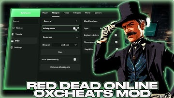 🐊[UPDATED] Red Dead Online - 0xCheats Mod Menu | Best Mod For RedM | Many Functions | FREE 100%🐊